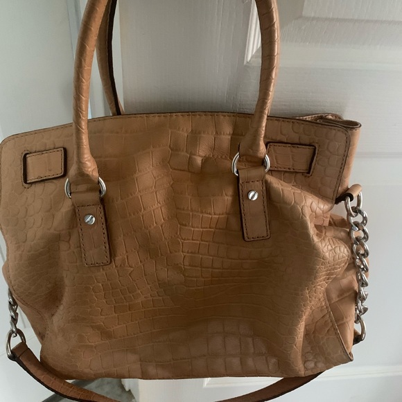 Michael Kors Camel Colored Leather Handbag - Picture 2 of 4